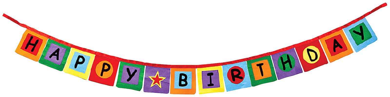 Happy birthday banner clip art free clipart images 2
