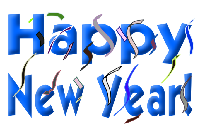 Happy new year clipart and animations