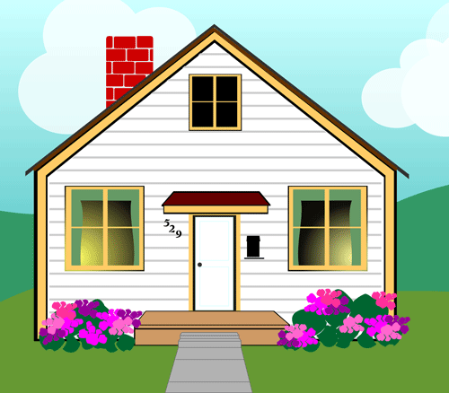 Home house for sale clip art free clipart images