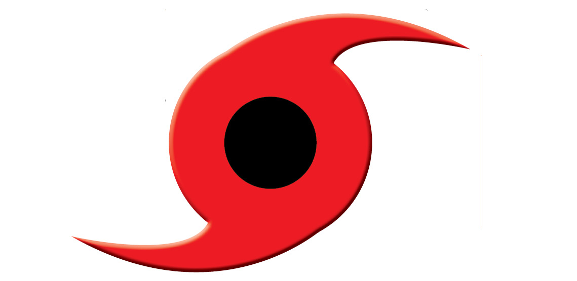 Hurricane symbol logo clipart