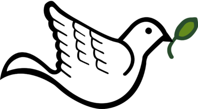 Image dove with olive leaf clip art
