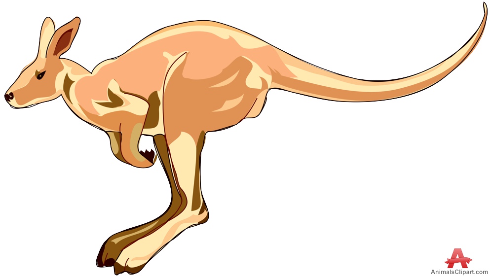 Kangaroo clipart free design download