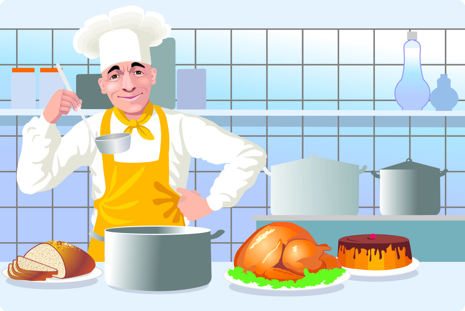 Kitchen cooking clipart
