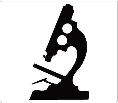 Microscope clipart black and white free