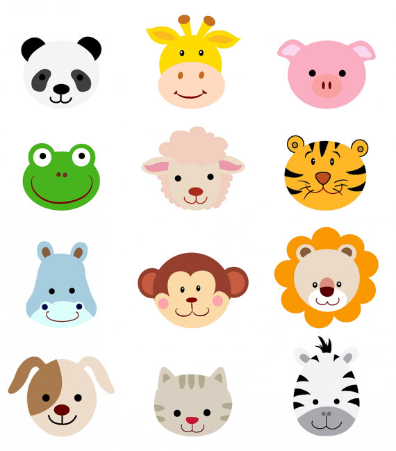 Monkey and sheep clipart