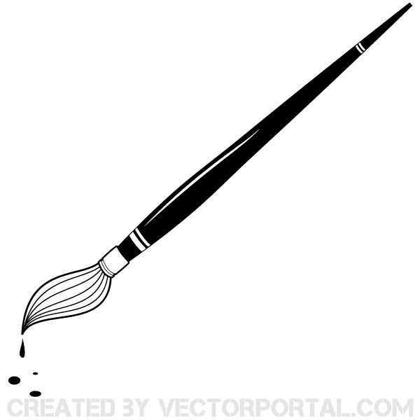 paintbrush clipart white icon