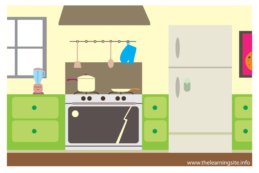 Parts of the house kitchen clipart
