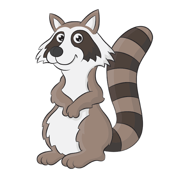 Raccoon clipart free images 4