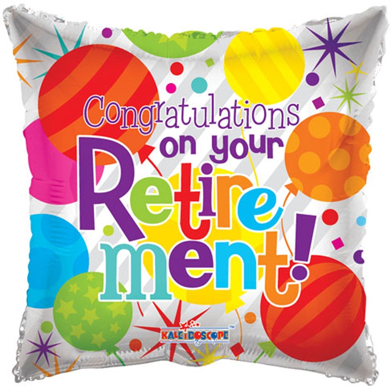 Retirement congratulations balloon clip art