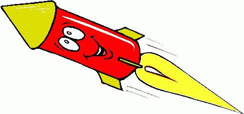 Rocket clipart free images 3