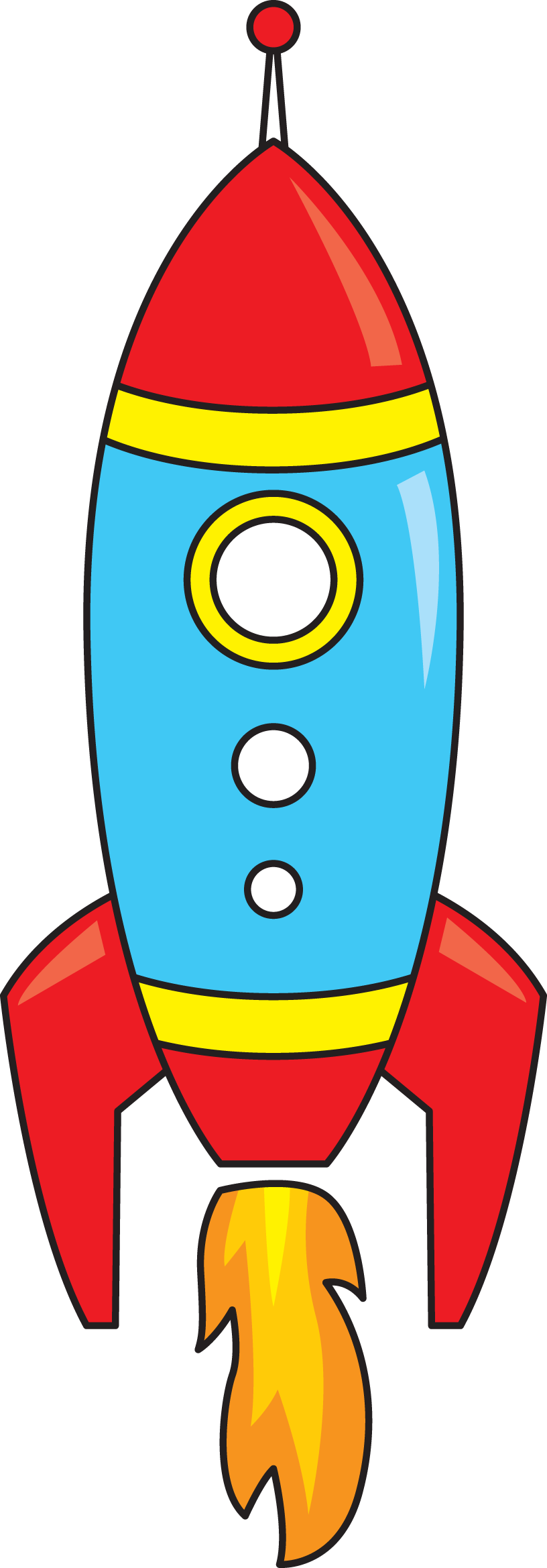 Rocket clipart free images 5