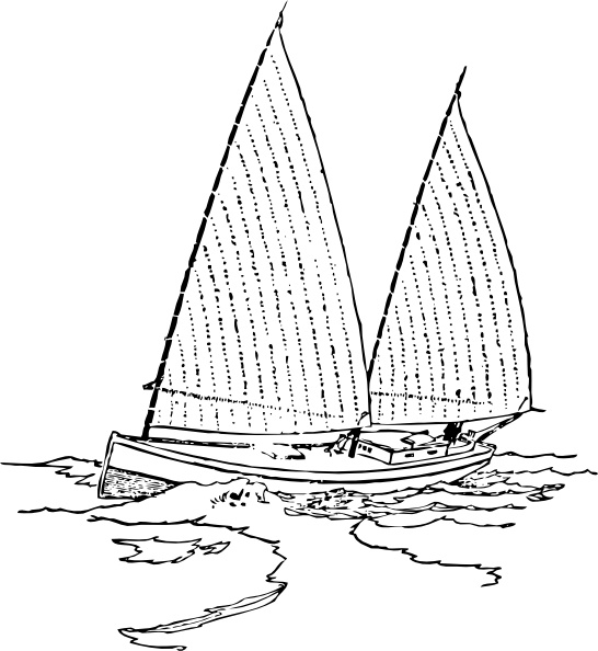 Sailboat clip art free vector in open office drawing svg