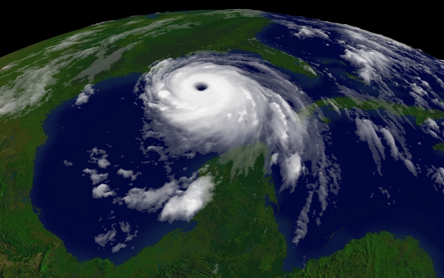 Satellite images of hurricane katrina graphy clip art