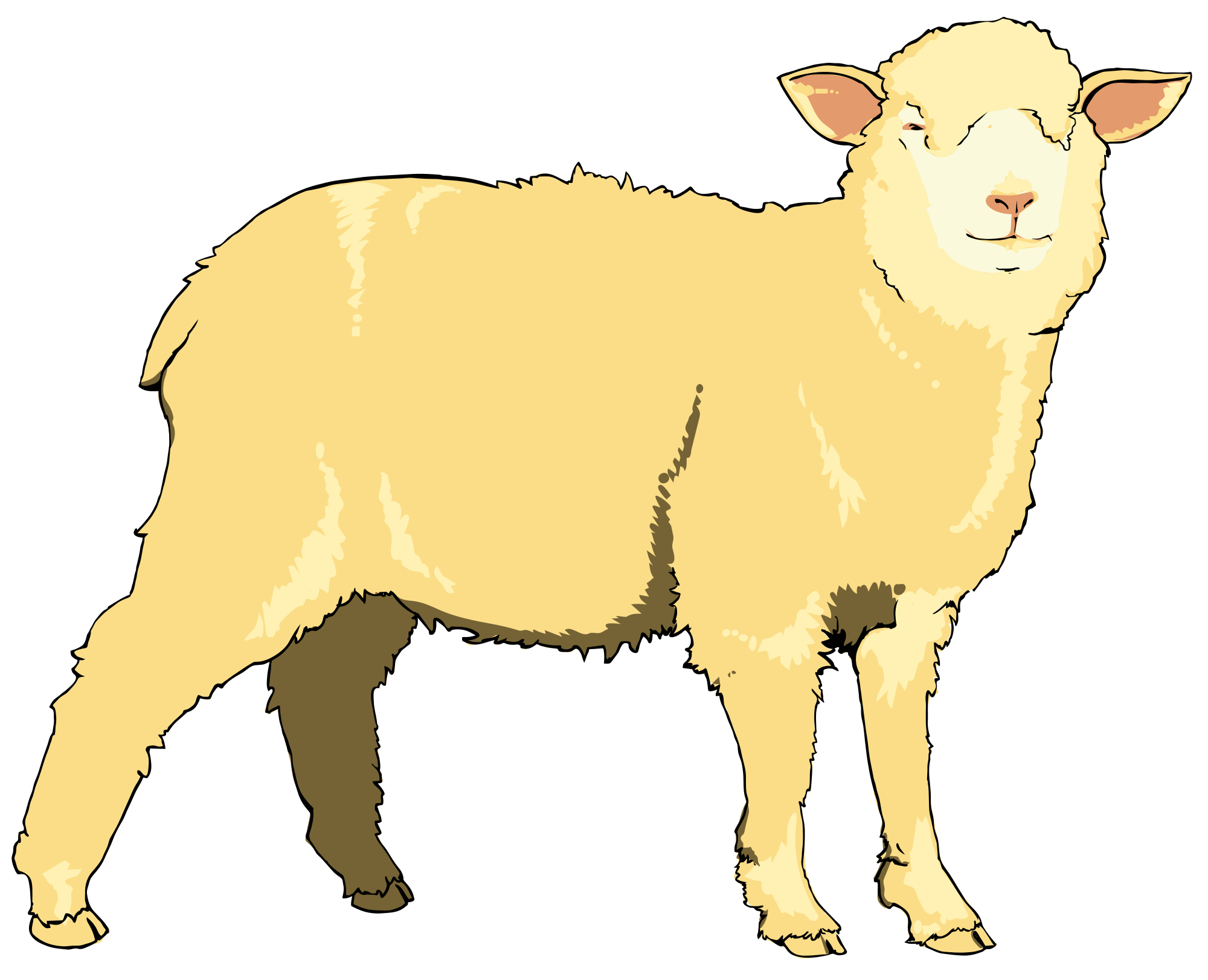 Sheep clip art cartoon free clipart images