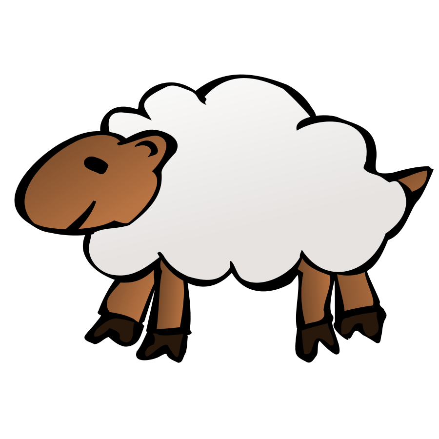 Sheep clipart black and white free images