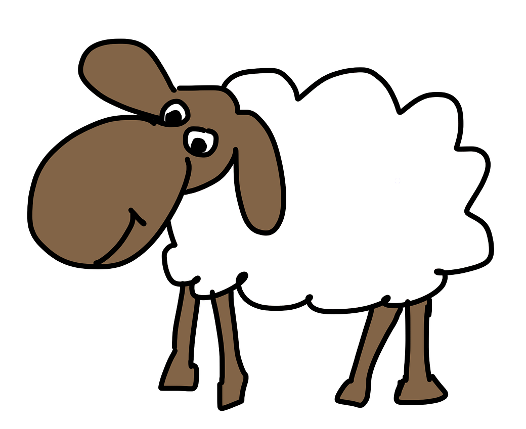 Sheep free to use clipart