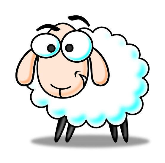 Sheep lamb clipart black and white free images 2