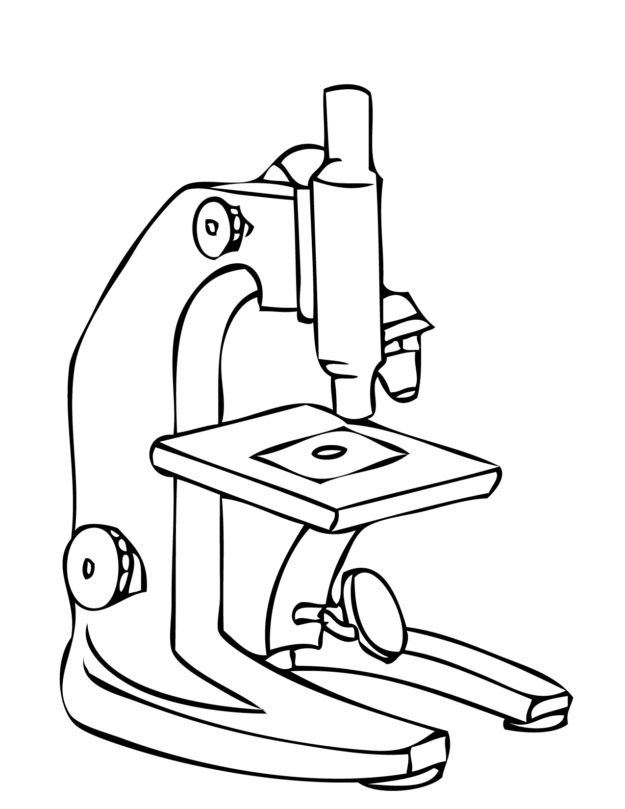 Simple microscope clipart clipartfest 3