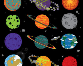 Space planets clipart clipartfox