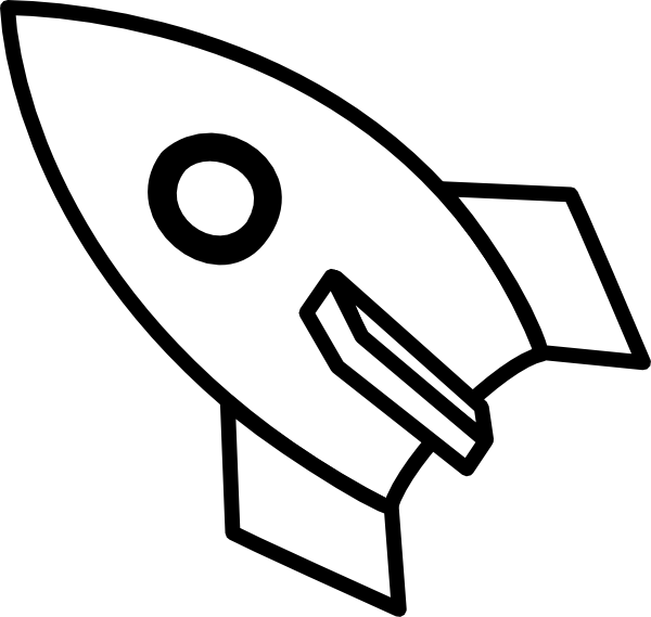 Space rocket clipart clipartbold