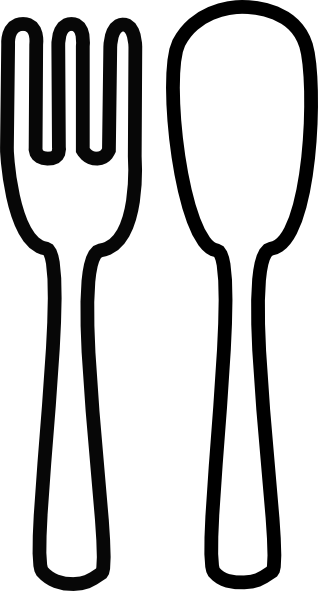 Spoon and fork clipart free images 6