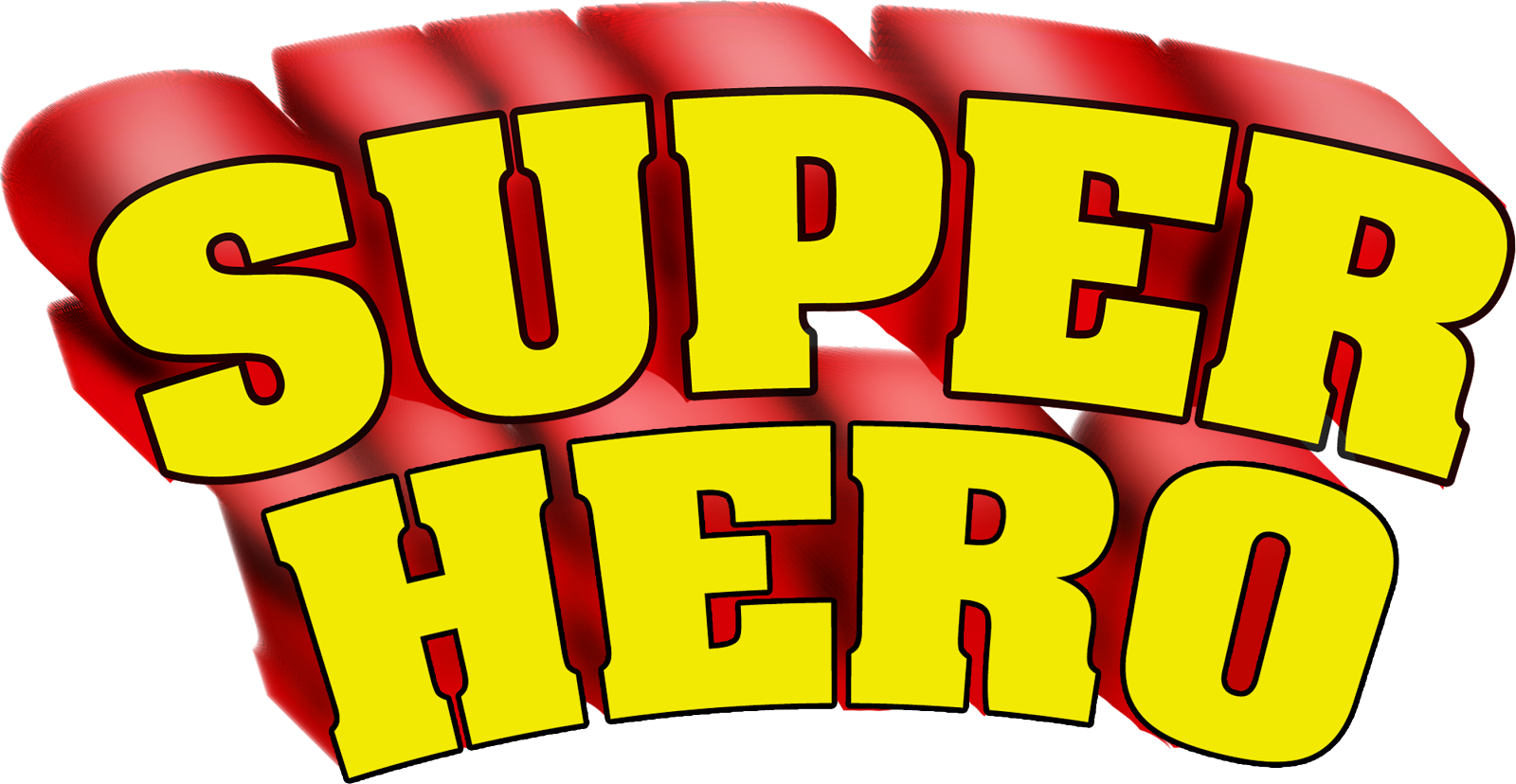 Superhero words super hero clip art hostted