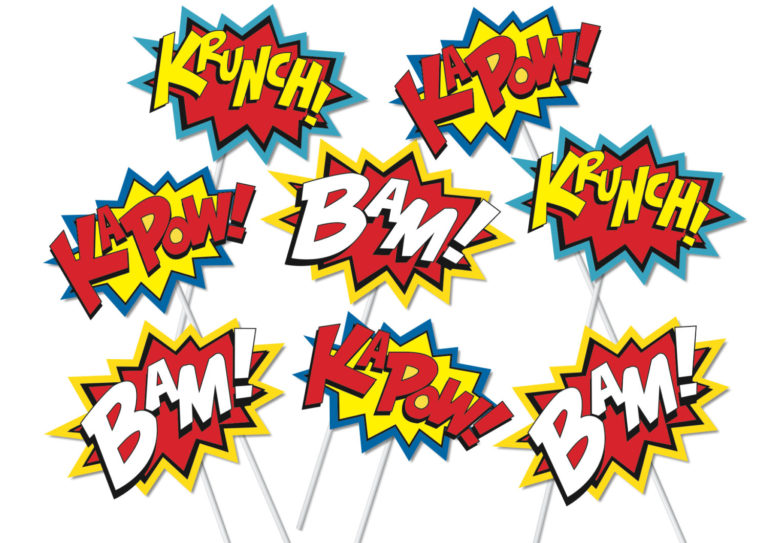 Superhero words superman phrases clipart - WikiClipArt