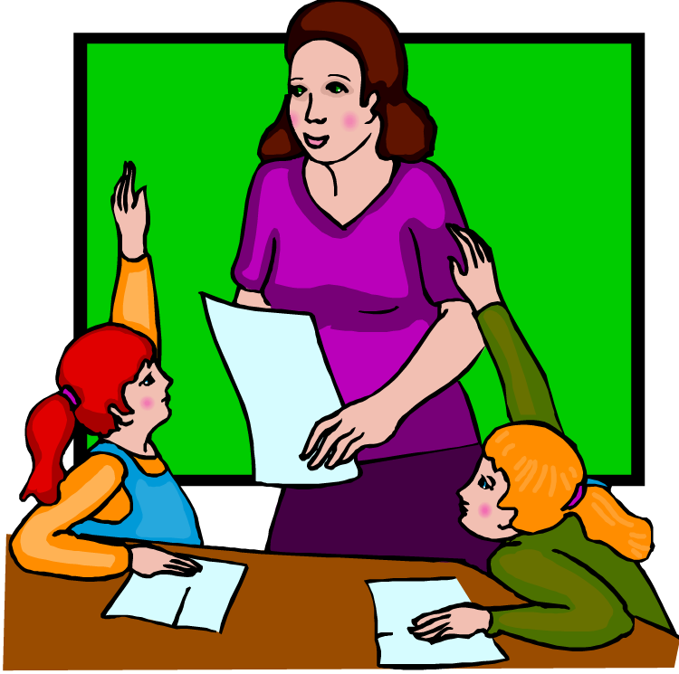 Teacher and student clipart 1