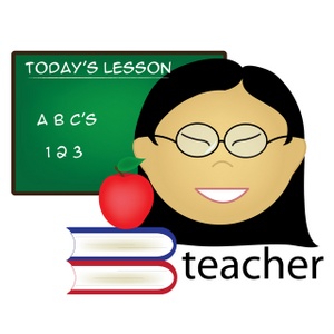 Teacher apple clipart free images 6
