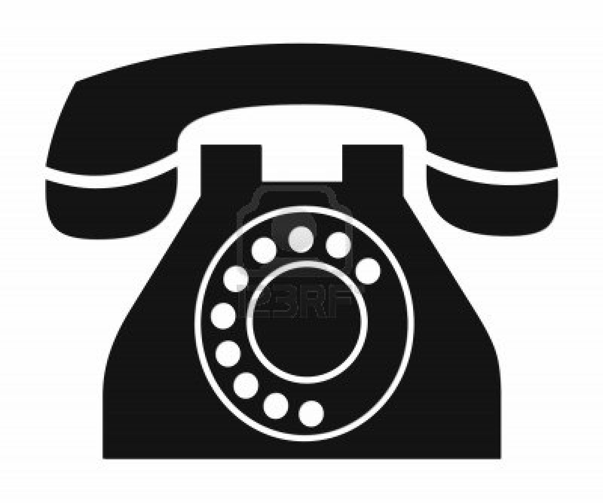 Telephone clipart 2