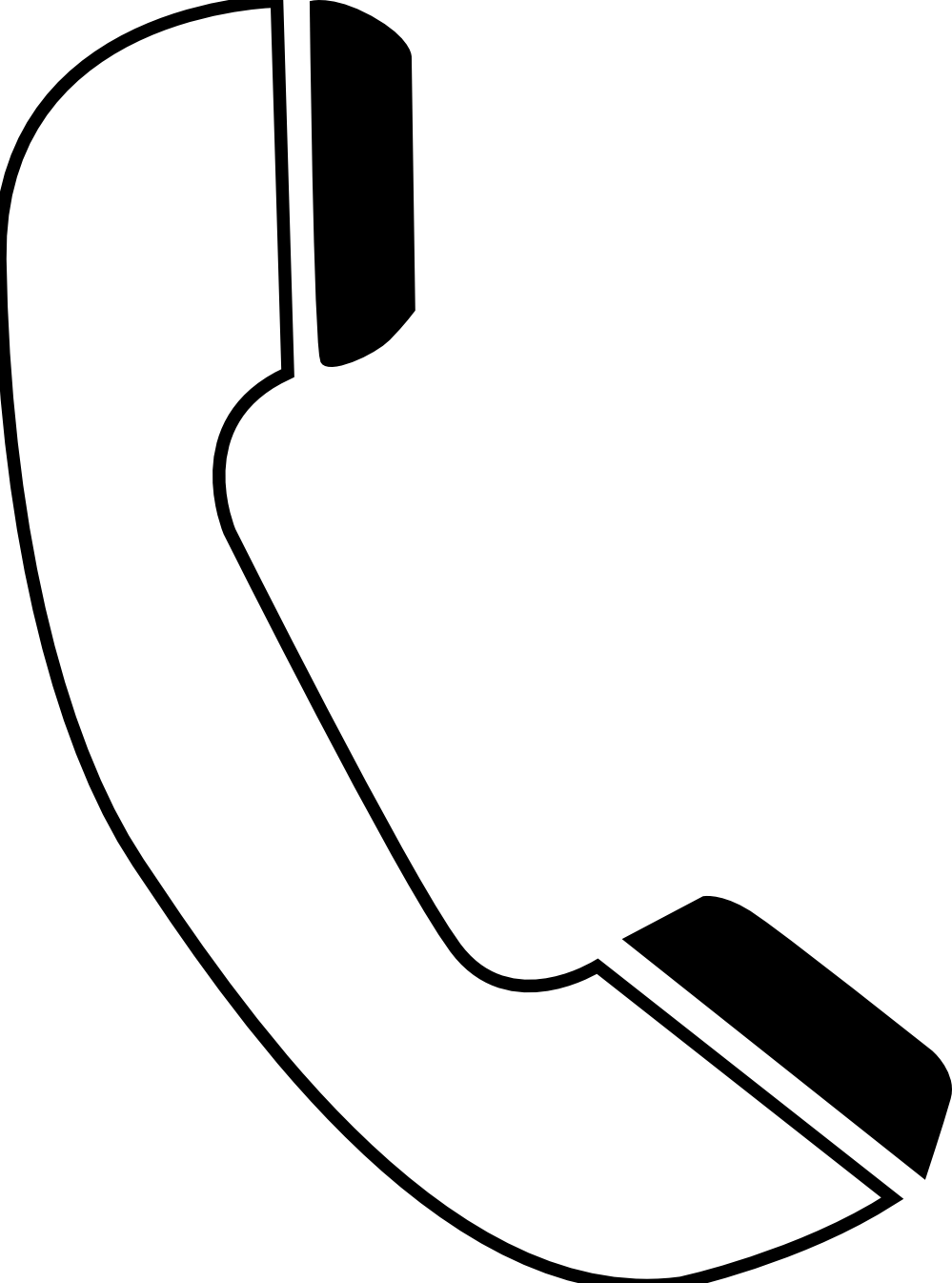 Telephone phone clip art at vector free 2 image