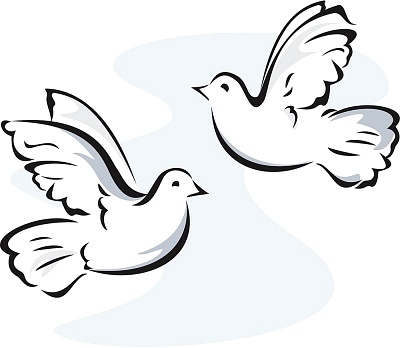 Two dove clipart free images