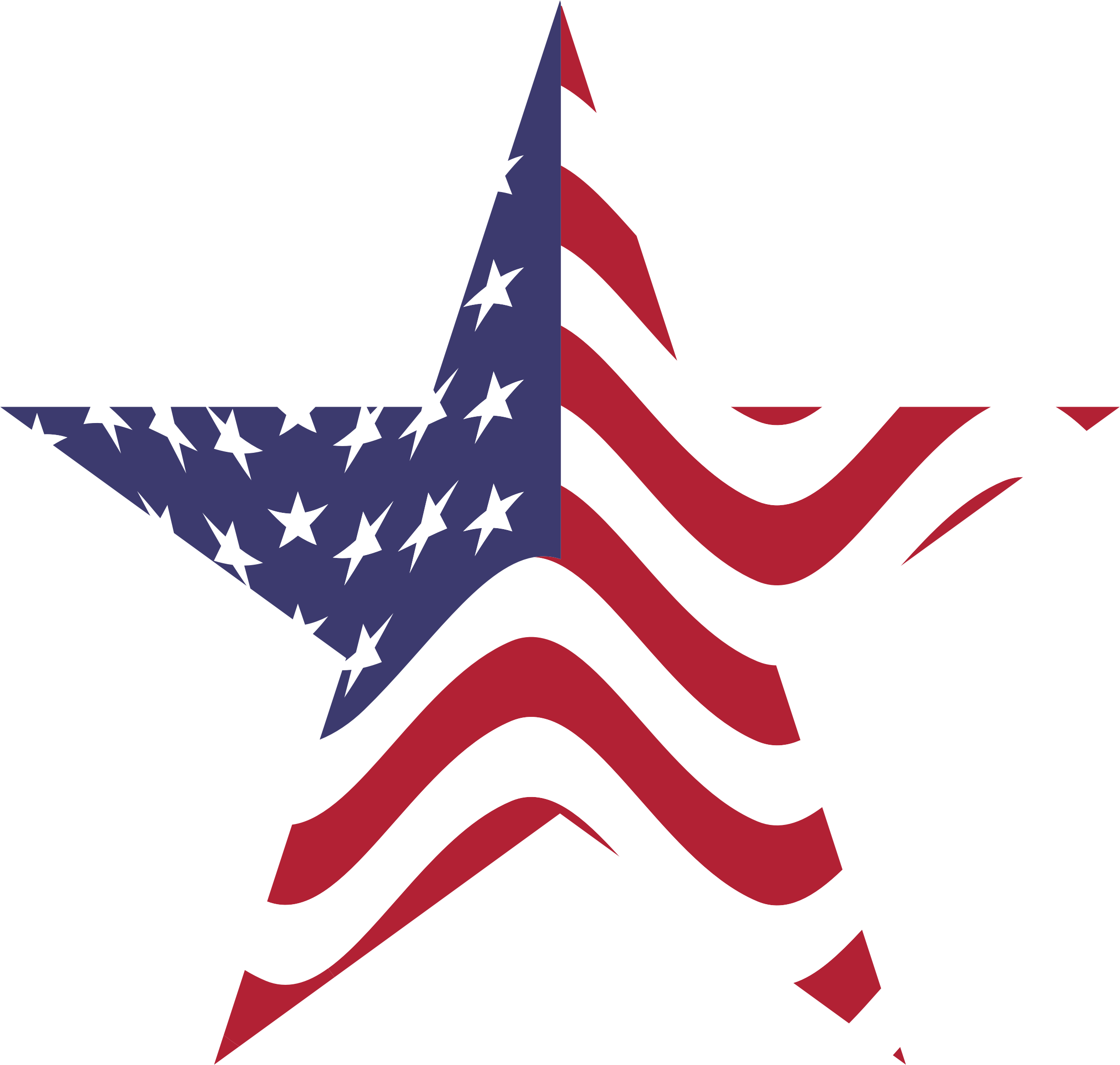 Us flag american united states clipart 2