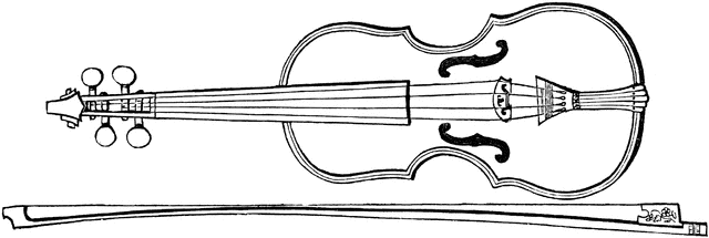 Violin bow clipart clipartfest