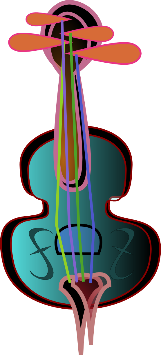 Violin free to use clipart