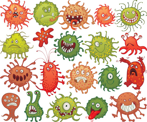 Bacteria free vector download free formercial use clip art