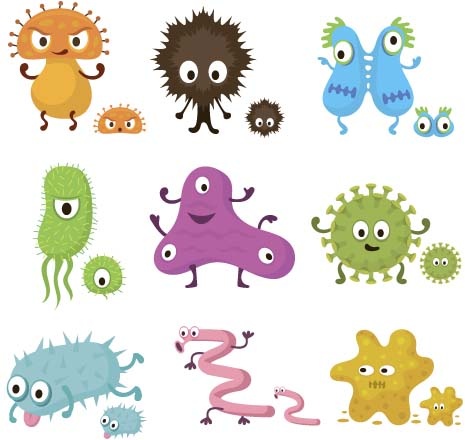 Bacteria free vector download free formercial use clipart