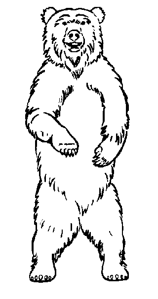 Bear  black and white grizzly bear clipart black and white clipartfox 3