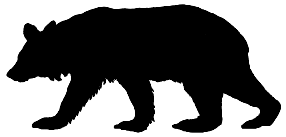 Bear  black and white grizzly bear clipart black and white free clipartfox 2