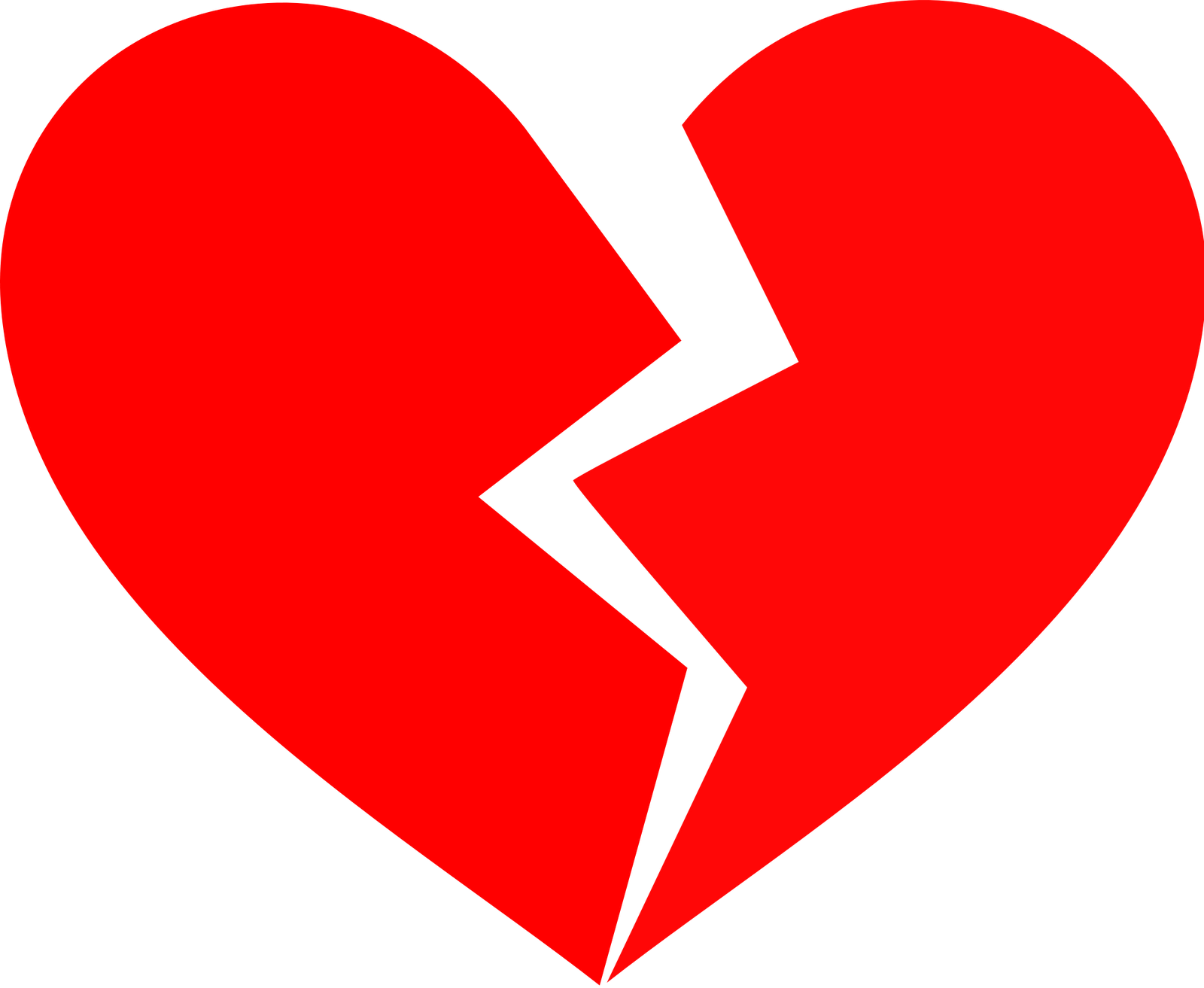 Broken heart with bandaid clipart