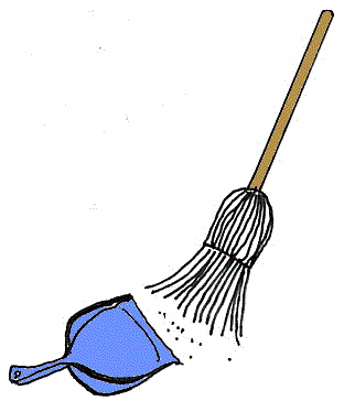 Broom dust pan clipart 2
