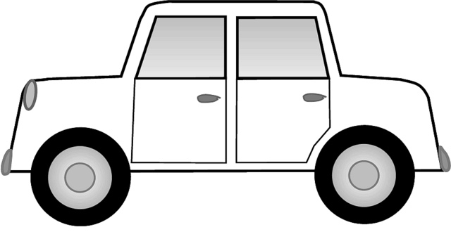 Car  black and white a car clipart black and white 2