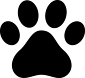 Cat paw prints clip art tumundografico 2 - WikiClipArt