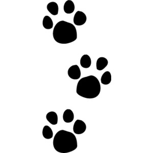 Cat paw prints clip art tumundografico