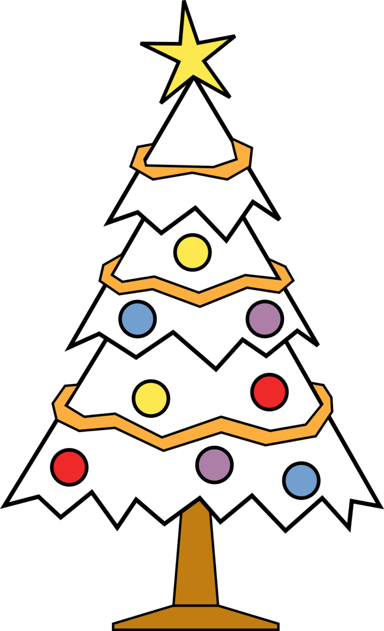 Christmas tree black and white black and white christmas tree clip art