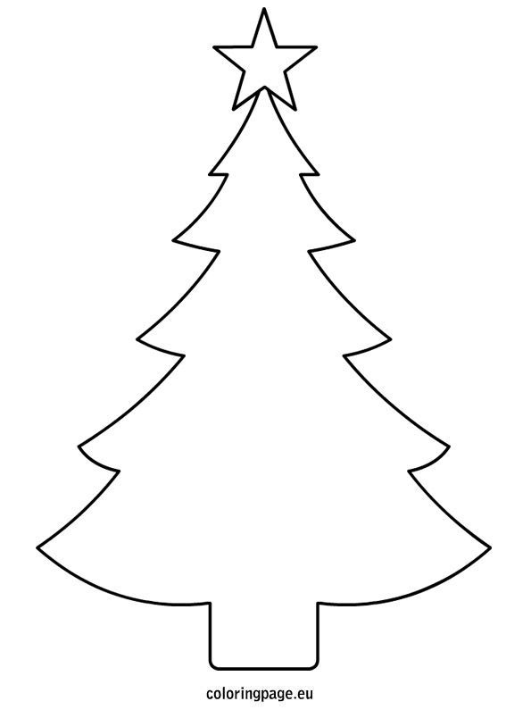 Christmas tree  black and white christmas tree clipart black and white blank clipartfest