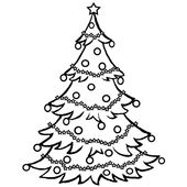 christmas tree graphic black and white christmas tree graphic black and white