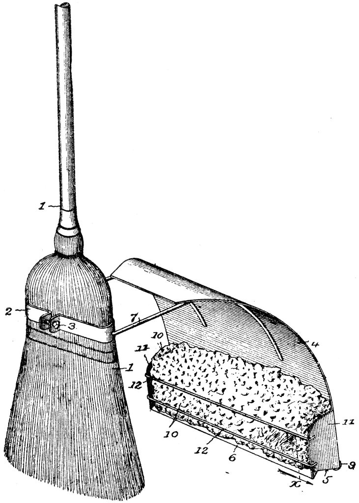 Clipart broom sweeping clipartfox