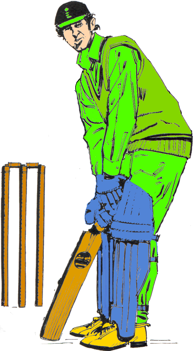 Cricket batting clipart clipartfest