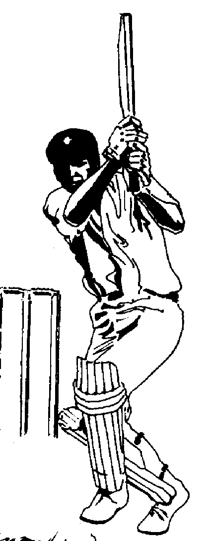 Cricket black clipart